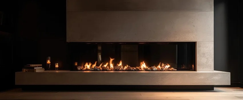 Gas Fireplace Ember Bed Design Services in Yorba Linda, California
