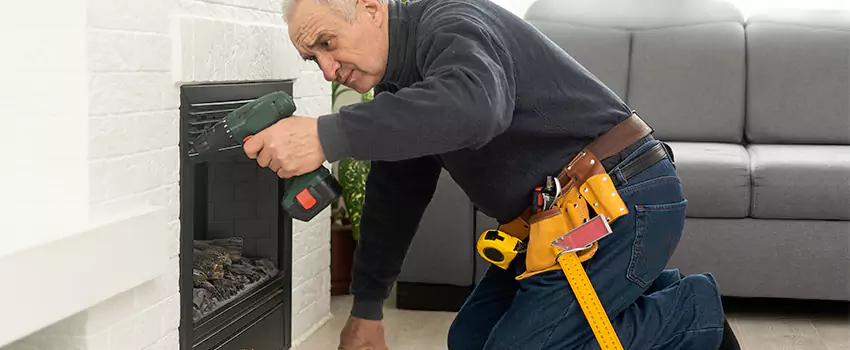 New Indoor Fireplace Installation in Yorba Linda, California