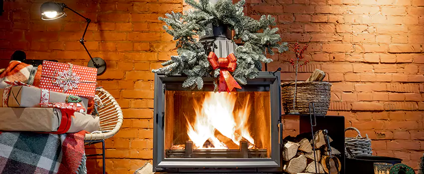 Travis Industries Linear Gas Fireplace Installation in Yorba Linda, California