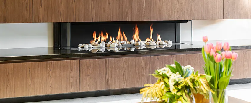 Double-height Fireplace Design Refurbishment in Yorba Linda, California