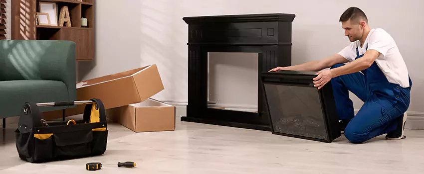 Old Rusted Metal Fireplace Repair And Replacement in Yorba Linda, CA
